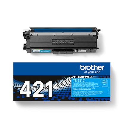 Brother TN-421C Genuine Cyan Toner Cartridge, image 2
