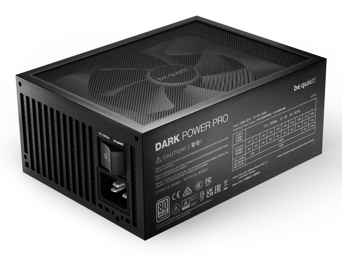 be quiet! Dark Power Pro 13, 1600W Power Supply Unit ATX Black, image 3