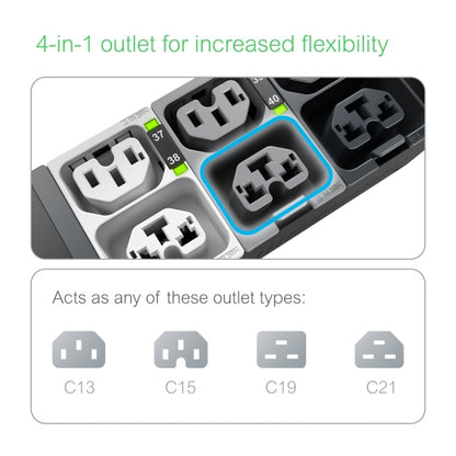APC NetShelter Rack PDU Advanced, Metered, 3Phase, 22.1kW 400V 32A or 17.3kW 415V 30A, image 6