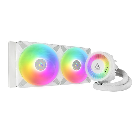 ARCTIC Liquid Freezer III A-RGB 280mm Liquid CPU Cooler, P14 PWM PST ARGB Fans & ARGB PWM Controlled Pump, White