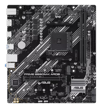 ASUS PRIME B550M-K ARGB AMD B550 Socket AM4 micro ATX, image 2