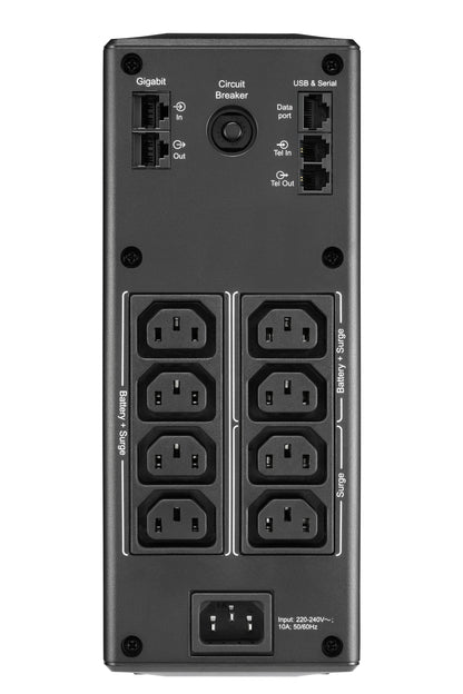 APC Back-UPS Pro BR1300MI 1300VA/780W Line-Interactive UPS, 8 IEC C13, Tower, image 2