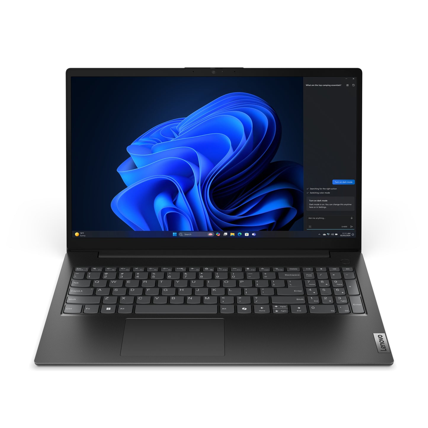 Lenovo V15 G5 IRL 83GW Laptop, 15.6" FHD, i5-13420H, 8GB DDR5, 256GB SSD, No Optical, USB-C, Windows 11 Home