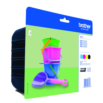 Brother LC-221 Genuine 4-Colour Ink Multipack, 260 Pages, image 2