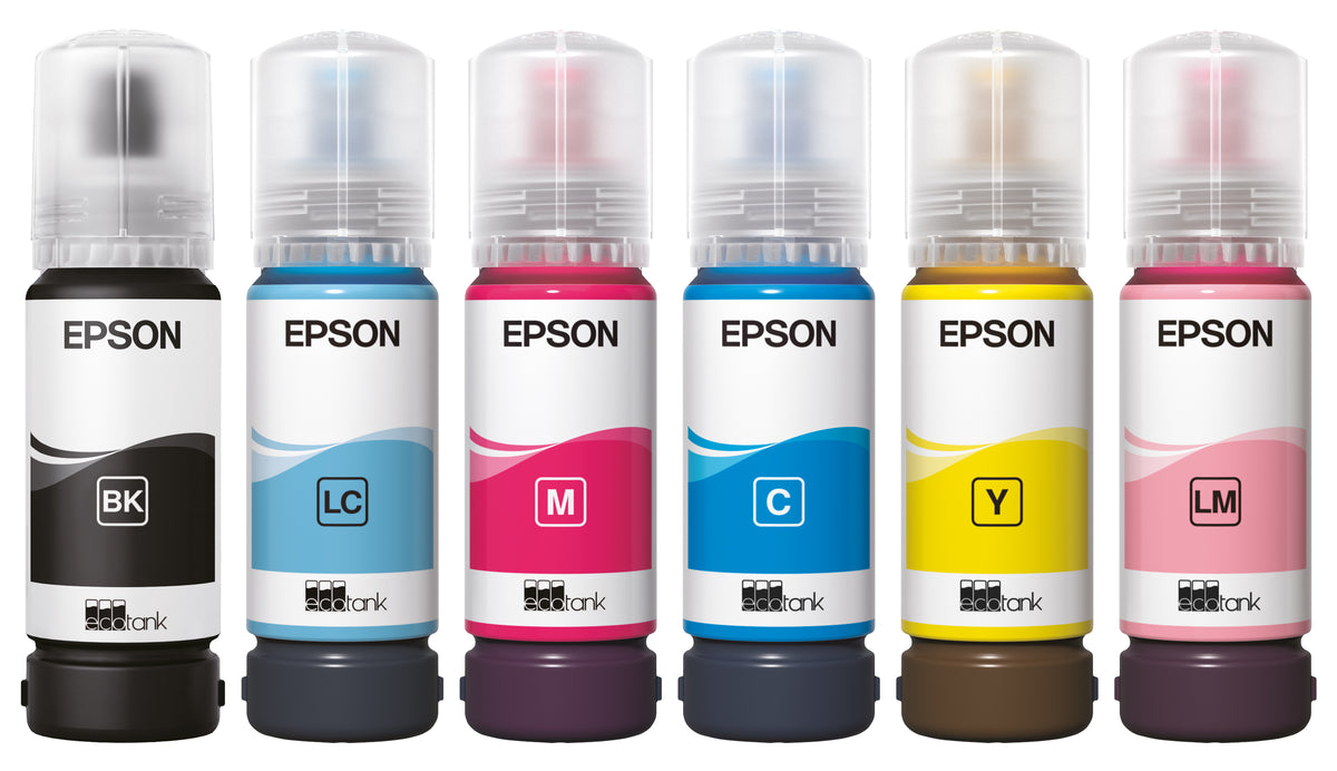 Epson 107 Genuine Cyan Ink Bottle, Standard Yield, C13T09B540, image 3