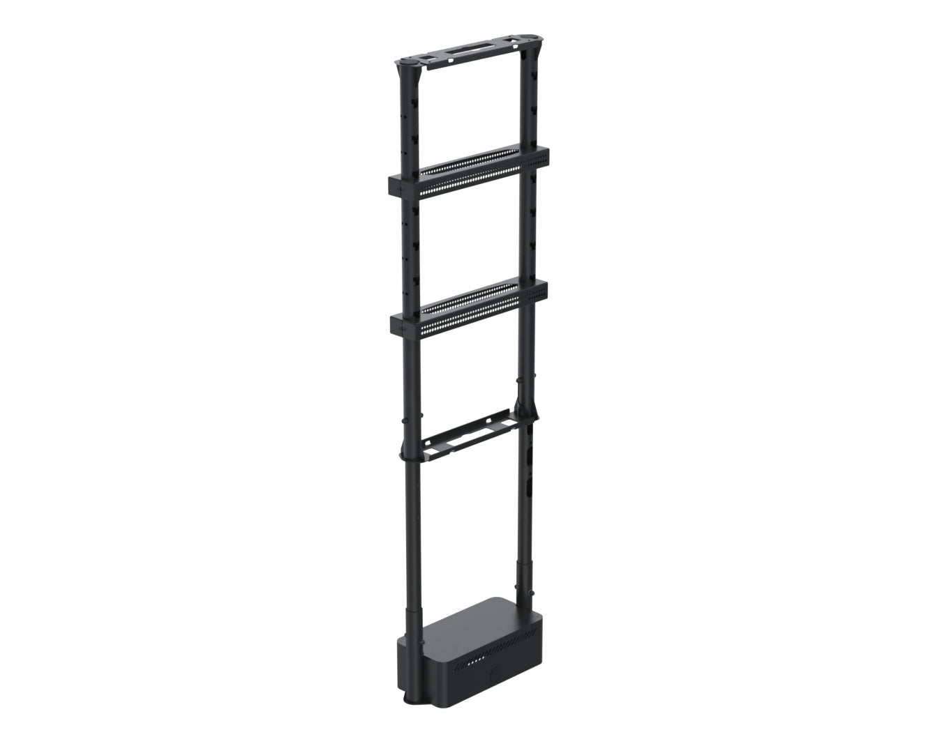 Ergonomic Solutions SpacePole Digital Signage Dual-sided, height adjustable window mount for portrait screens up to 75" (up to VESA 400x600)