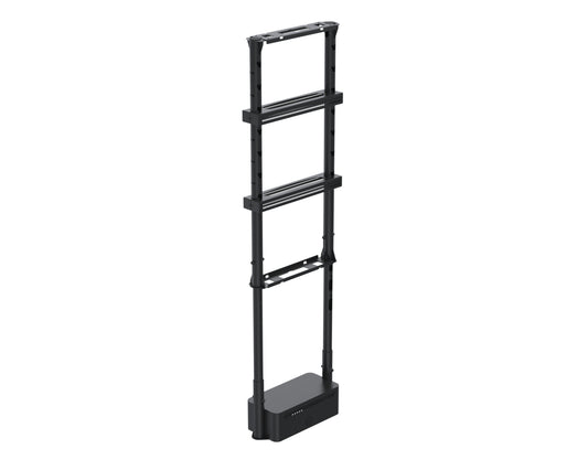 Ergonomic Solutions SpacePole Digital Signage Dual-sided, height adjustable window mount for portrait screens up to 75" (up to VESA 400x600)
