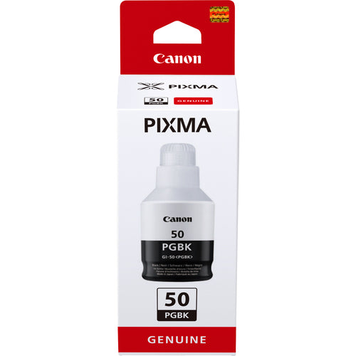Canon GI-50 Genuine Black High-Yield Ink Cartridge, 6,000 Pages