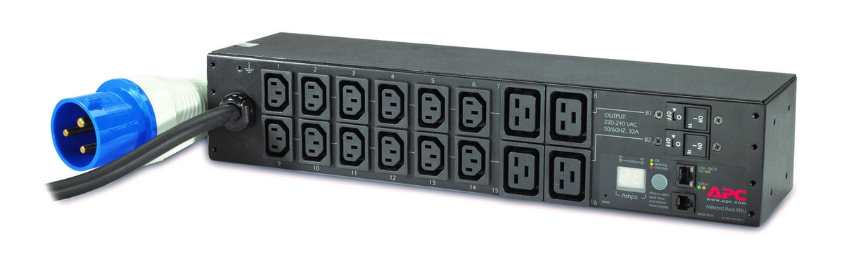 APC AP7822B Power Distribution Unit (PDU) 16 AC outlet(s) 2U Black