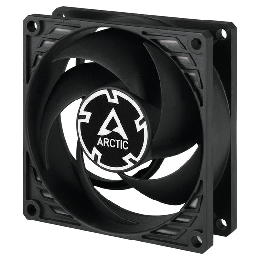 ARCTIC P8 Silent Pressure-optimised Extra Quiet 80mm Case Fans (5 Pack), Black, Fluid Dynamic, 1600 RPM, Black