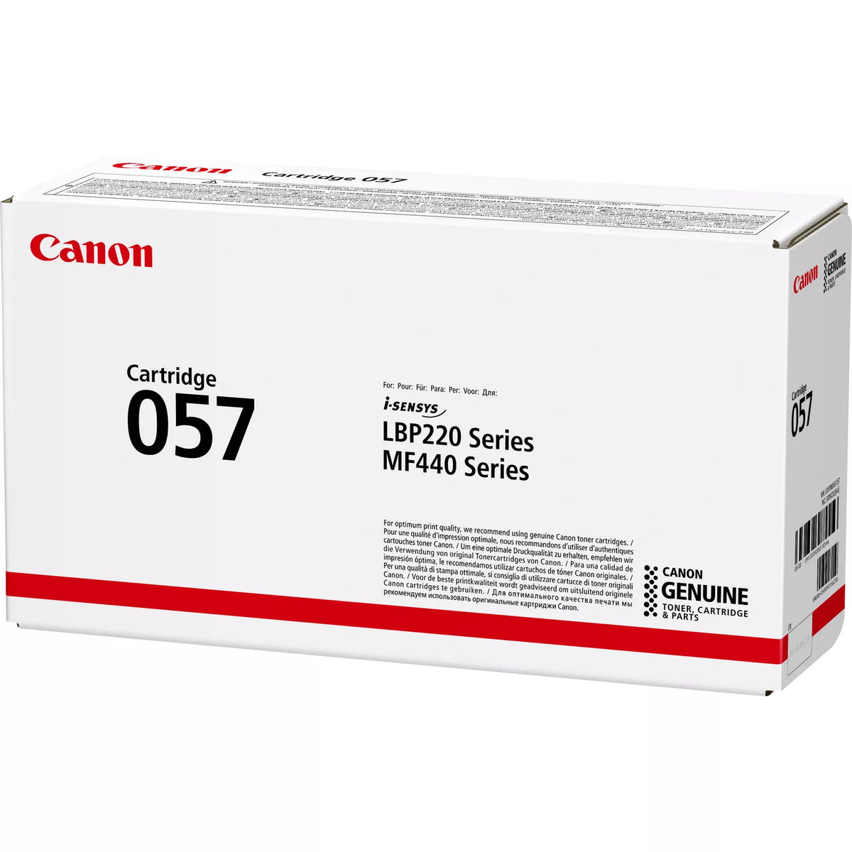 Canon 057 Genuine Black Toner Cartridge, 3,100 Pages, image 2