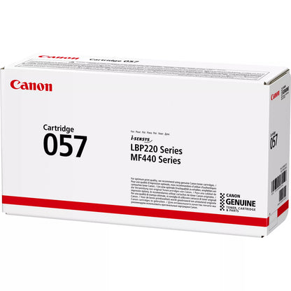 Canon 057 Genuine Black Toner Cartridge, 3,100 Pages, image 2