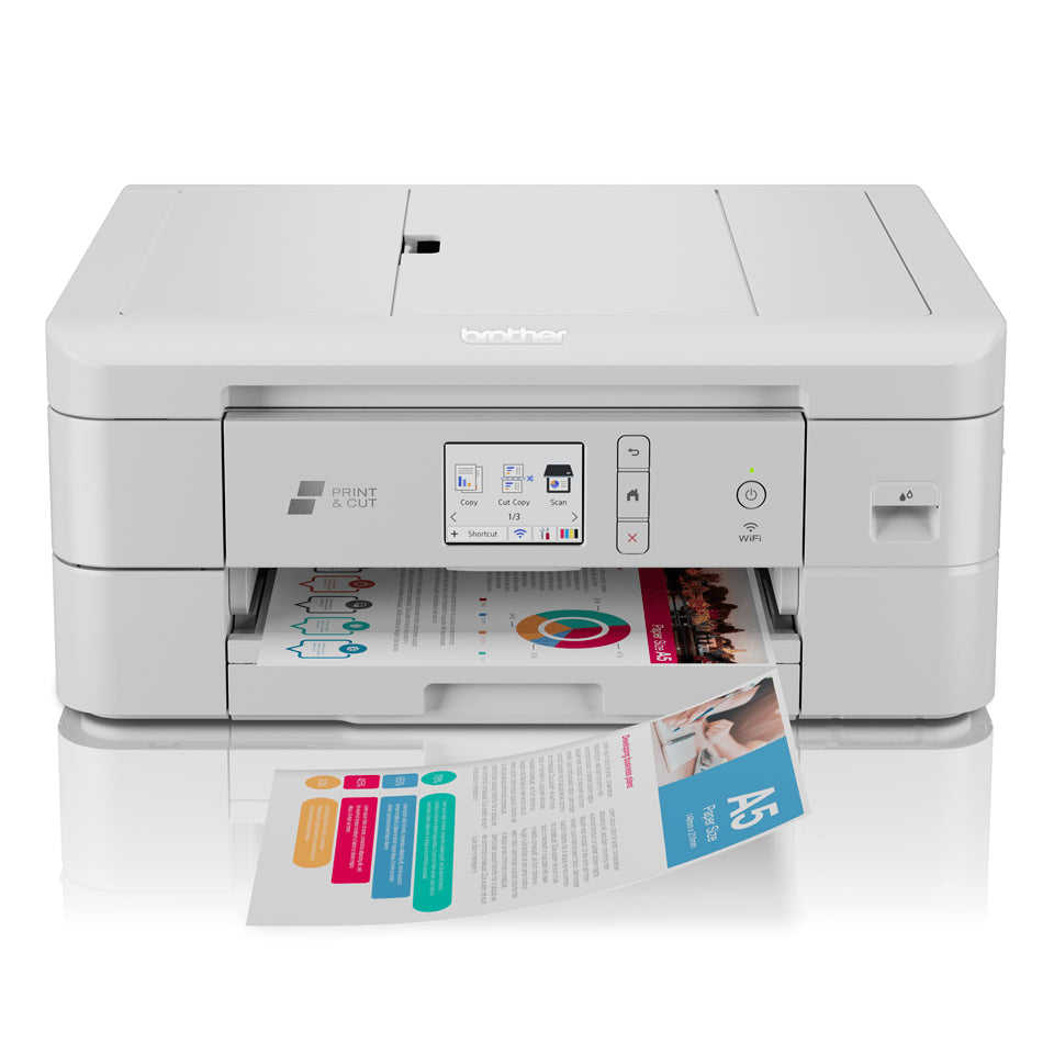 Brother DCP-J1800DW A4 Colour Inkjet Multifunction Printer, 17ppm, Duplex, Wi-Fi