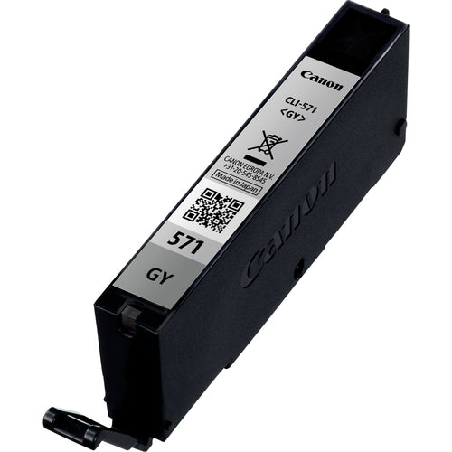 Canon CLI-571GY Genuine Photo Grey Ink Cartridge, 125 Pages