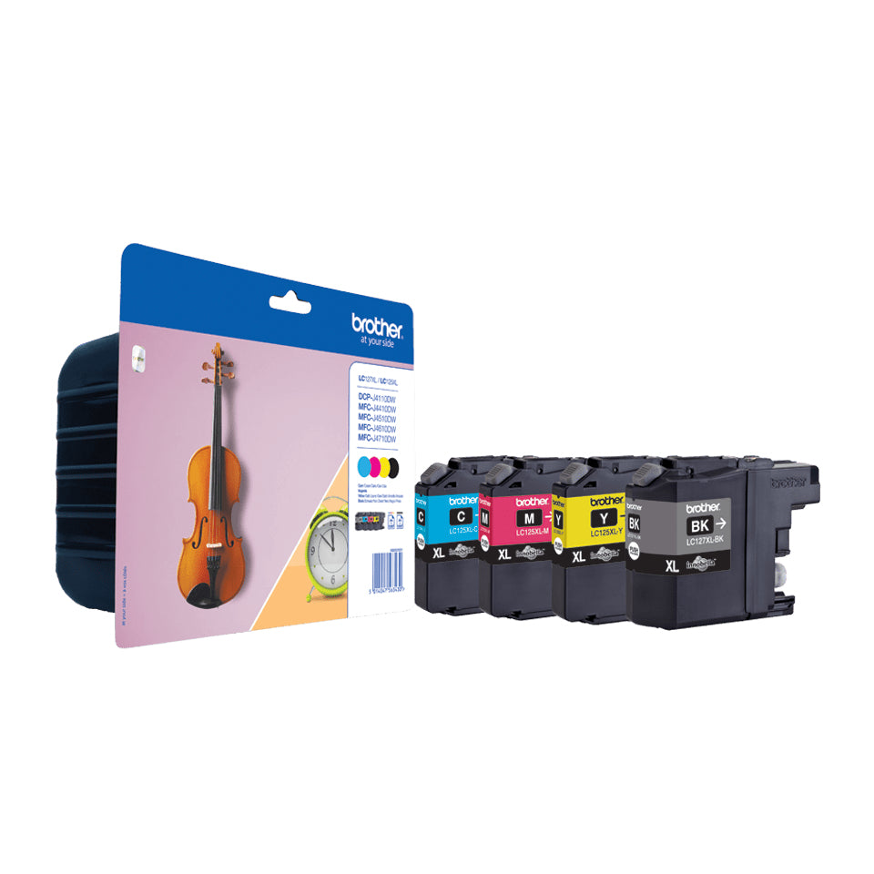Brother LC-127XL Genuine 4-Colour High-Yield Ink Multipack, 1,200 Pages, image 4