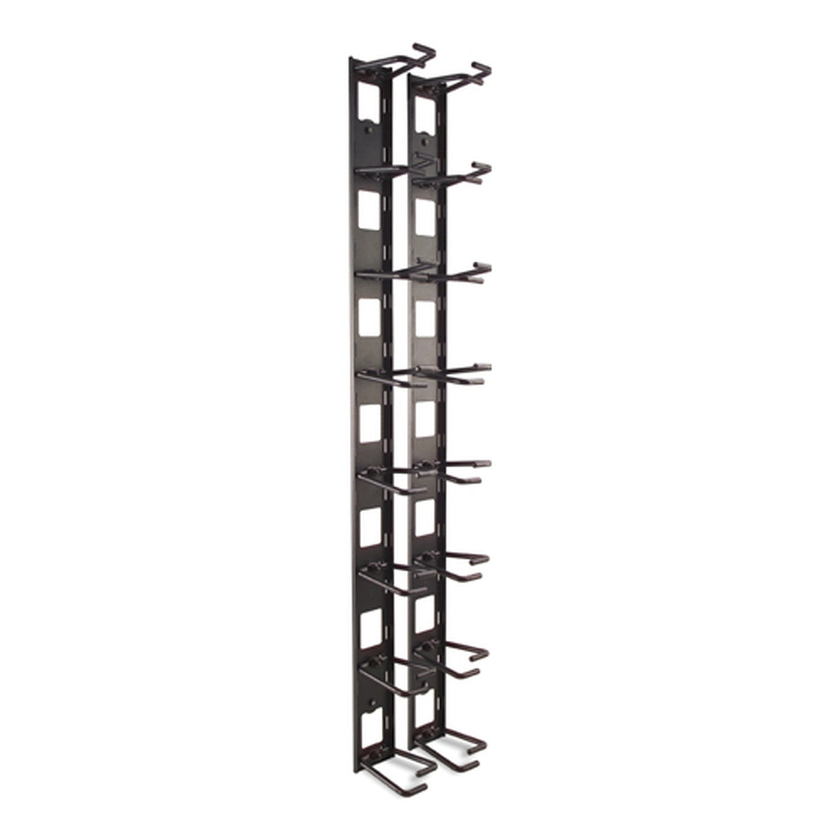 APC NetShelter Cable Management, Vertical Cable Manager, Cable Rings, Set of 8, Black, image 2