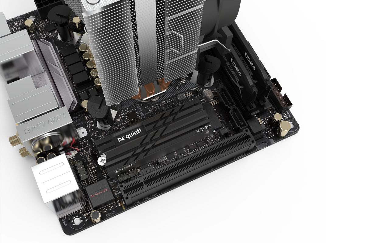 be quiet! MC1 PRO Solid-state drive Heatsink/Radiator Black, image 2