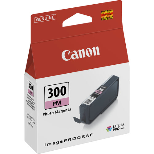 Canon PFI-300PM Genuine Photo Magenta Ink Cartridge, 530 Pages