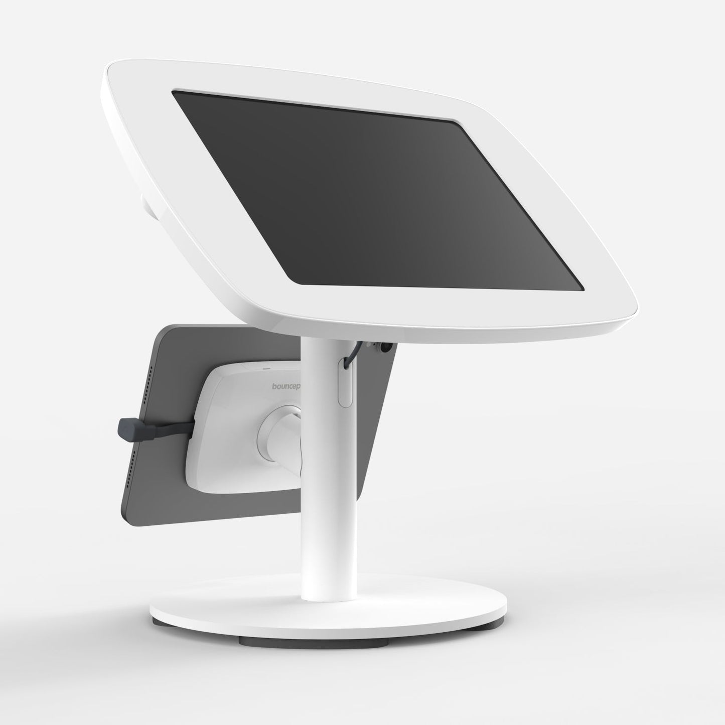 Bouncepad Original Twin + Counter Base | Microsoft Surface Go 2/3/4 (2020 - 2023) | White | Covered Front Camera and Home Button