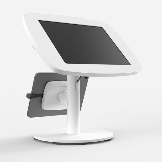 Bouncepad Original Twin + Counter Base | Microsoft Surface Go 2/3/4 (2020 - 2023) | White | Exposed Front Camera and Home Button