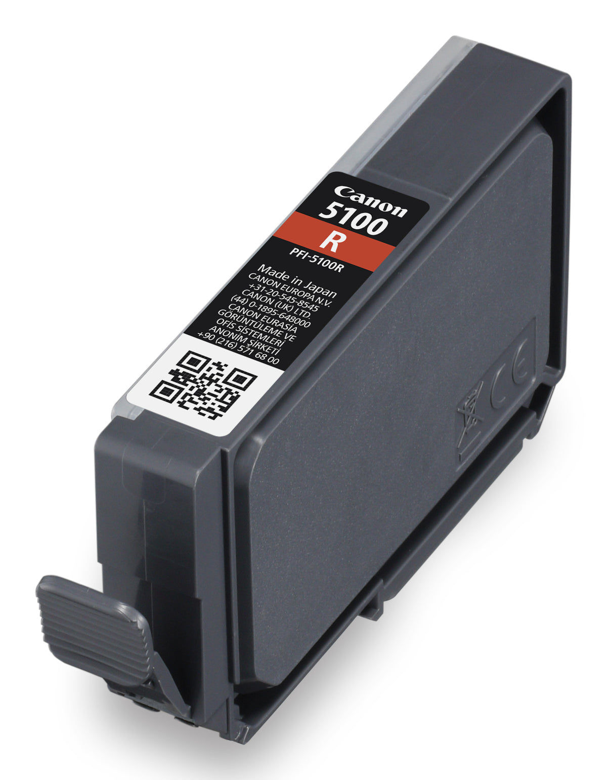 Canon PFI-5100 Genuine Red Ink Cartridge, image 3