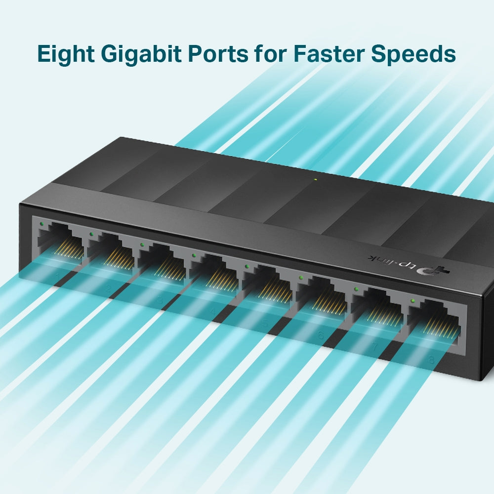TP-Link LS1008G 8-Port Gigabit Unmanaged Switch, image 3