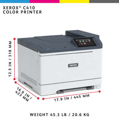 Xerox C410 A4 40ppm Duplex Printer PS3 PCL5e/6 2 Trays 251 Sheets A4 Laser Printer, image 6