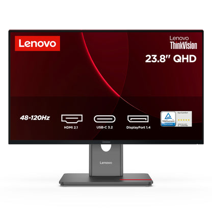 Lenovo ThinkVision P24Q-40 Monitor 23.8" QHD IPS Monitor, 120Hz