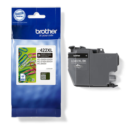 Brother LC-422XLBK Genuine Black High-Yield Ink Cartridge, 3,000 Pages, image 3