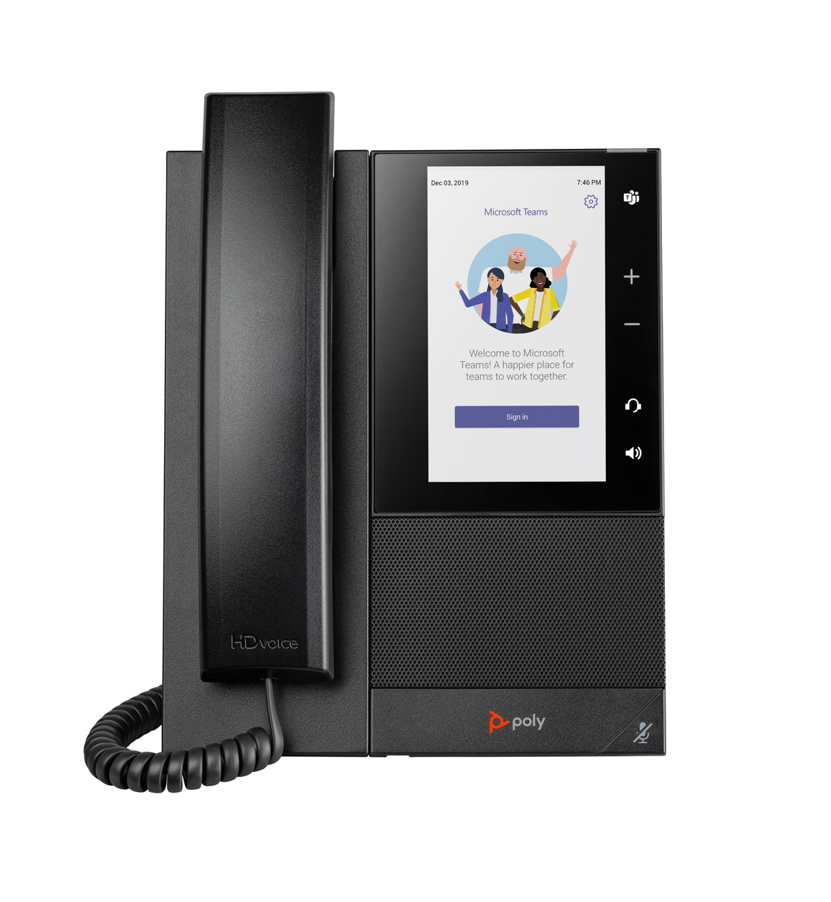HP CCX 505 Business Media Phone for Microsoft Teams and PoE-enabled