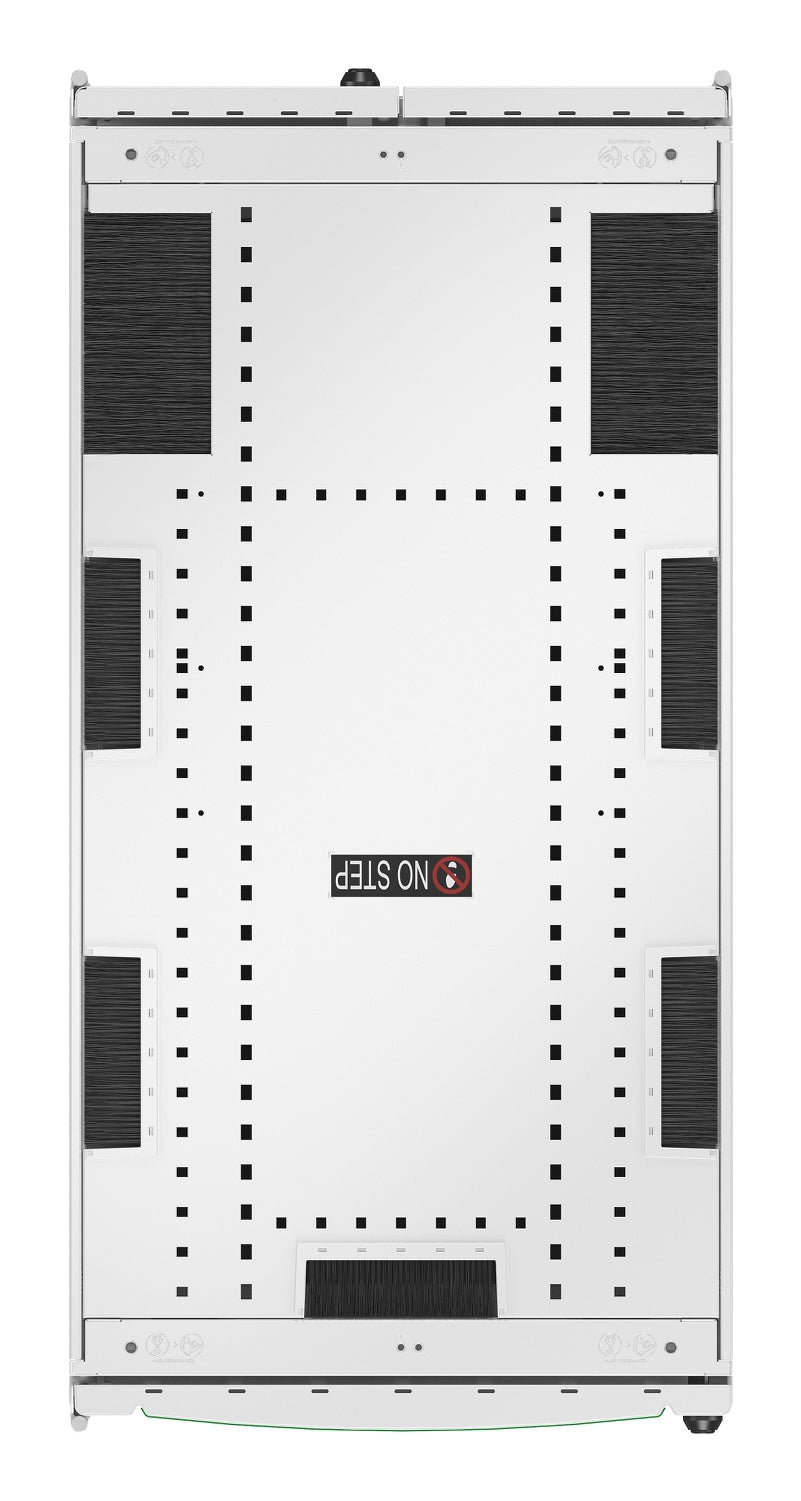 APC NetShelter SX Server Rack Gen 2, 48U, 2258H x 600W x 1200D mm, with Sides, White, image 4