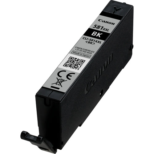 Canon 581XXL Genuine Black High-Yield Ink Cartridge, 858 Pages