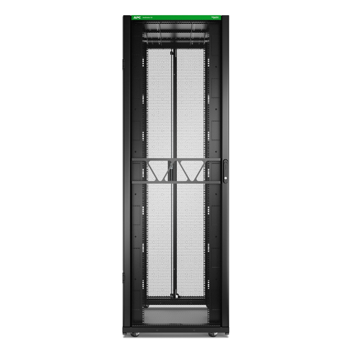 APC NetShelter SX Server Rack Gen 2, 48U, 2258H x 750W x 1200D mm, with Sides, Black, image 2