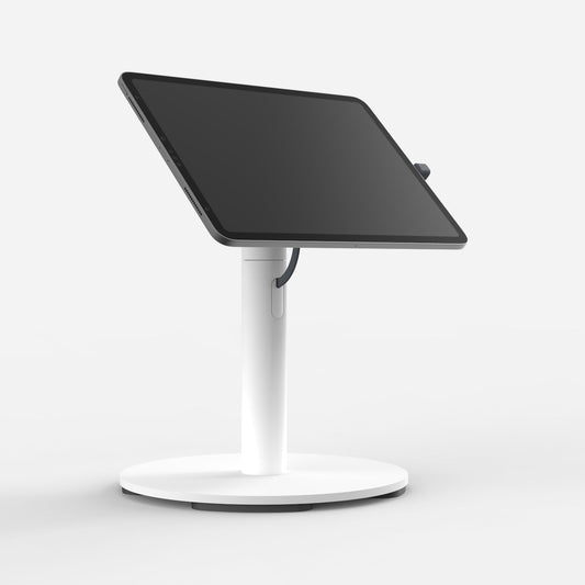 Bouncepad Core Twist + Counter Base | Compatible with All USB-C | White