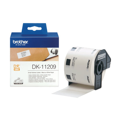 Brother DK-11209 Small Address Labels, 800 per Roll
