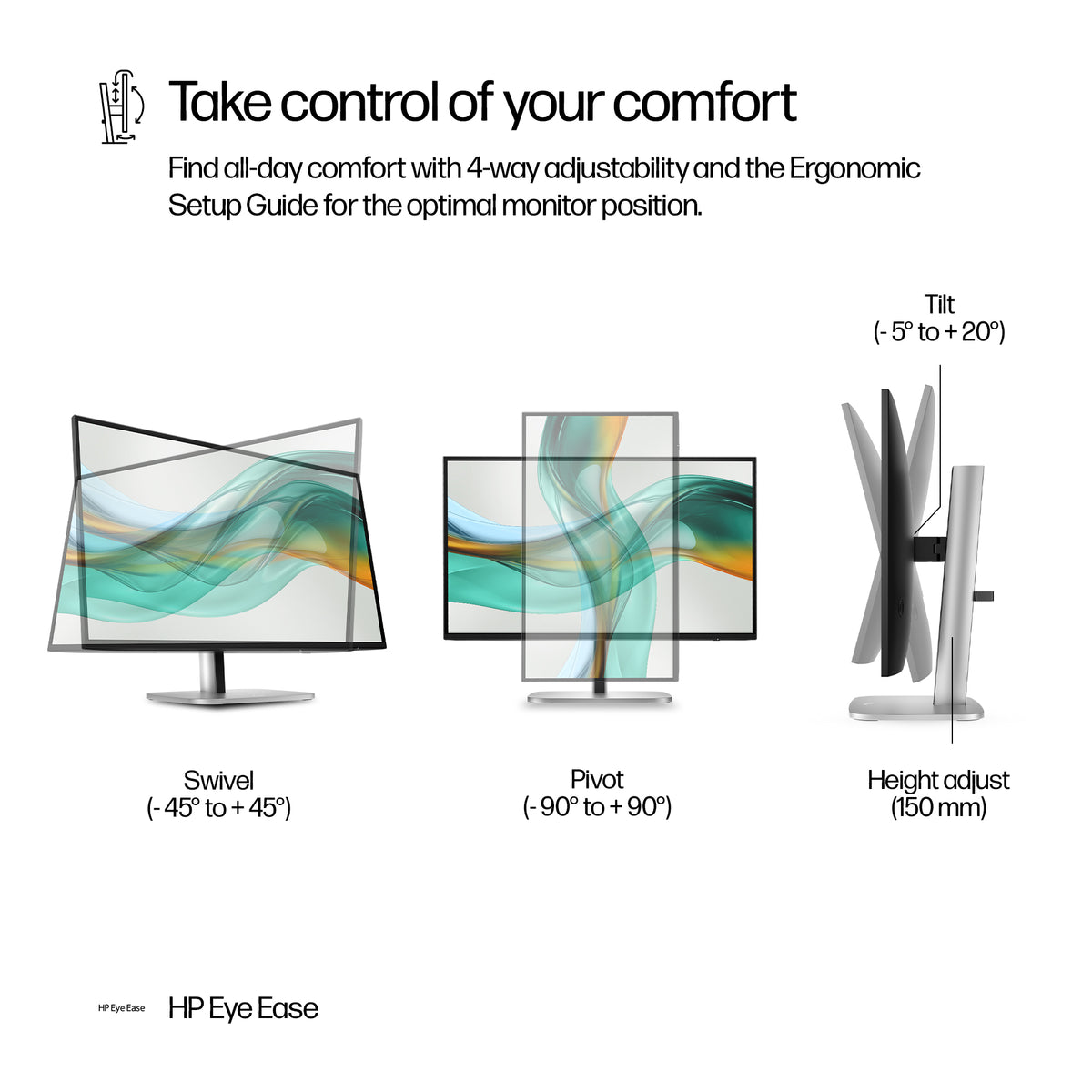 HP Series 5 Pro 27 inch QHD USB-C Monitor - 527pu 27" QHD IPS Monitor, 100Hz, USB-C, image 5