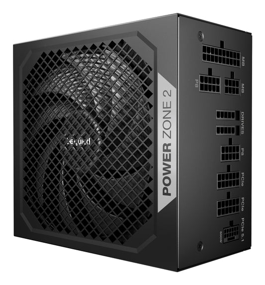 Be Quiet! 1000W Power Zone 2 PSU, Fully Modular, 80+ Platinum, Cybenetics Platinum, Semi-Passive Zero-RPM Cooling, ATX 3.1, PCIe 5.1