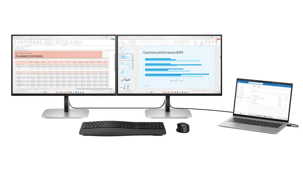 HP Series 5 Pro 23.8 inch FHD USB-C Monitor - 524pu 23.8" Full HD IPS Monitor, 100Hz