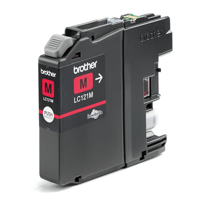 Brother LC-121M Genuine Magenta Ink Cartridge, 300 Pages, image 4