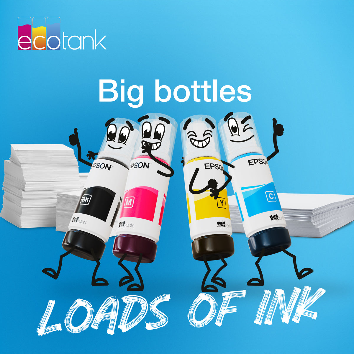 Epson 104 Genuine Cyan Ink Bottle, image 4