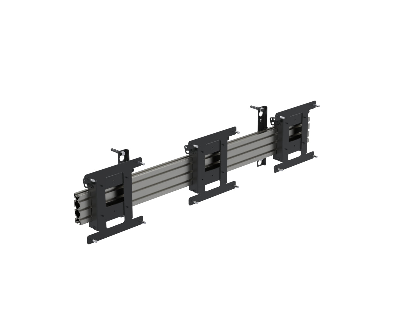 Ergonomic Solutions SpacePole Digital Signage Menu board mount, with tilt, for 3 screens (portrait) up to 32" (VESA 100 and 200)