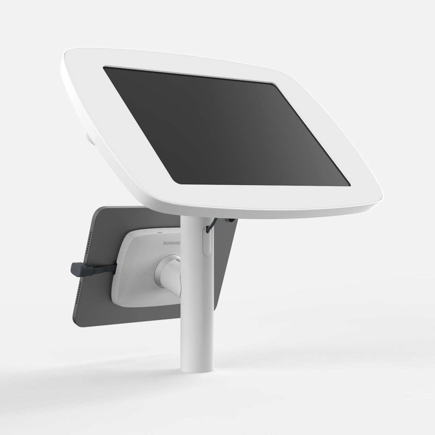 Bouncepad Original Twin | Exposed Front Camera and Home Button | White | Samsung Galaxy Tab A9+ and A11+ 11-inch (2023 - 2025)