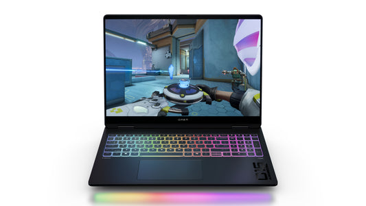 HP OMEN MAX Gaming 16-ak0001na Copilot+ PC AMD Ryzen AI 9 375 Laptop 40.6 cm (16") WQXGA 32 GB DDR5-SDRAM 1 TB SSD NVIDIA GeForce RTX 5070 Ti Wi-Fi 7 (802.11be) Windows 11 Home Black