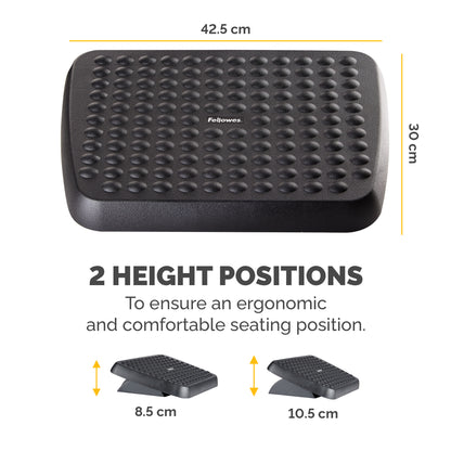 Fellowes Foot Rest Under Desk - Standard Foot Support Ergonomic Foot Rest with Textured, image 3
