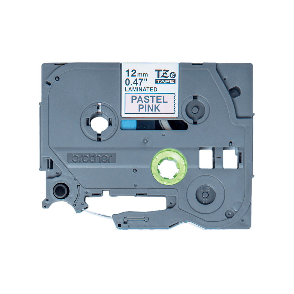 Brother TZe-MQE31 Black on Pink Label Tape, 12mm x 8m, image 2