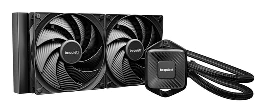 Be Quiet! Pure Loop 3 280mm Liquid CPU Cooler, 2x Pure Wings 3 Daisy-chained PWM Fans, PWM Pump w/ 6-Pole Motor, Black