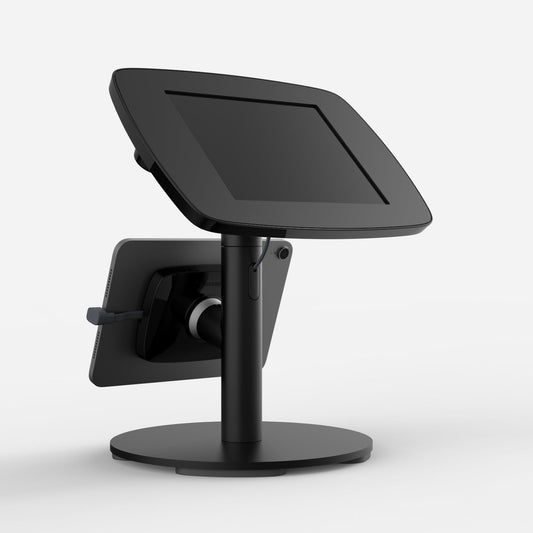 Bouncepad Original Counter Twin | Exposed Front Camera and Home Button | Black | Samsung Galaxy Tab A9 and A11 8.7 Inch (2023 - 2025)