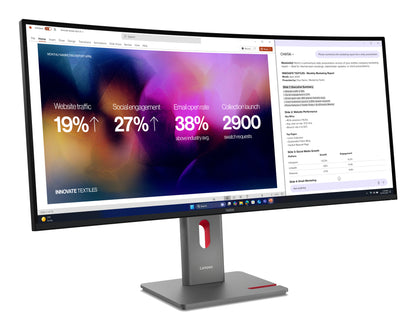 Lenovo ThinkVision P40WD-40 Monitor 39.7" 5120x2160 IPS Monitor, 120Hz, image 2