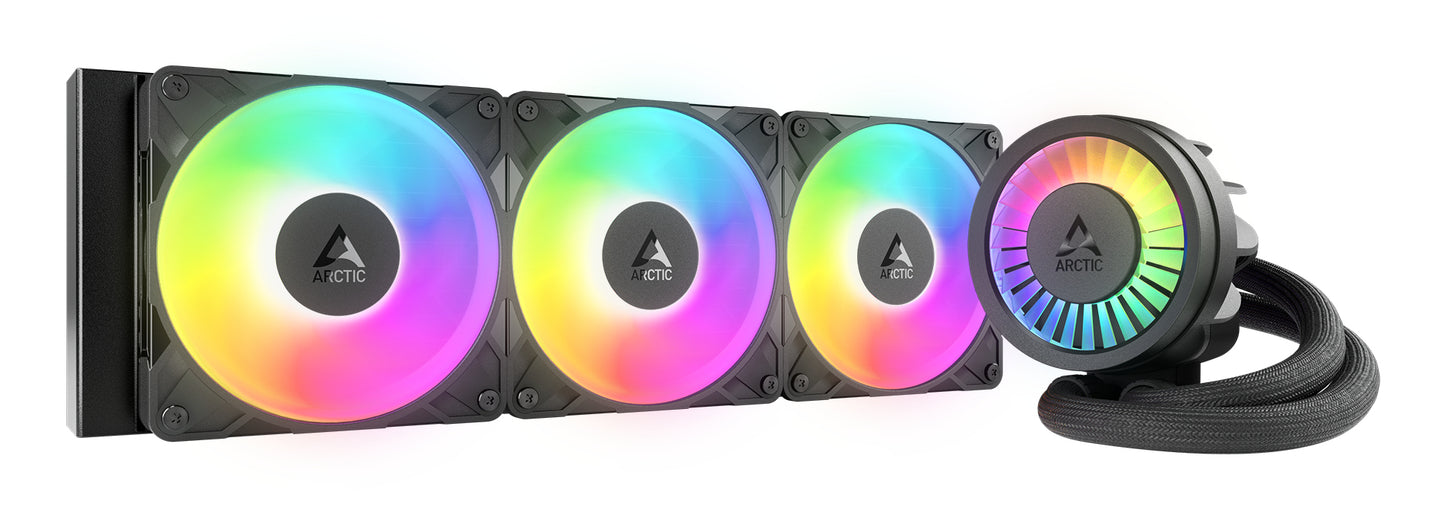 ARCTIC Liquid Freezer III Pro A-RGB 360mm Liquid CPU Cooler, P12 Pro PWM Fans & PWM Controlled Pump, Black