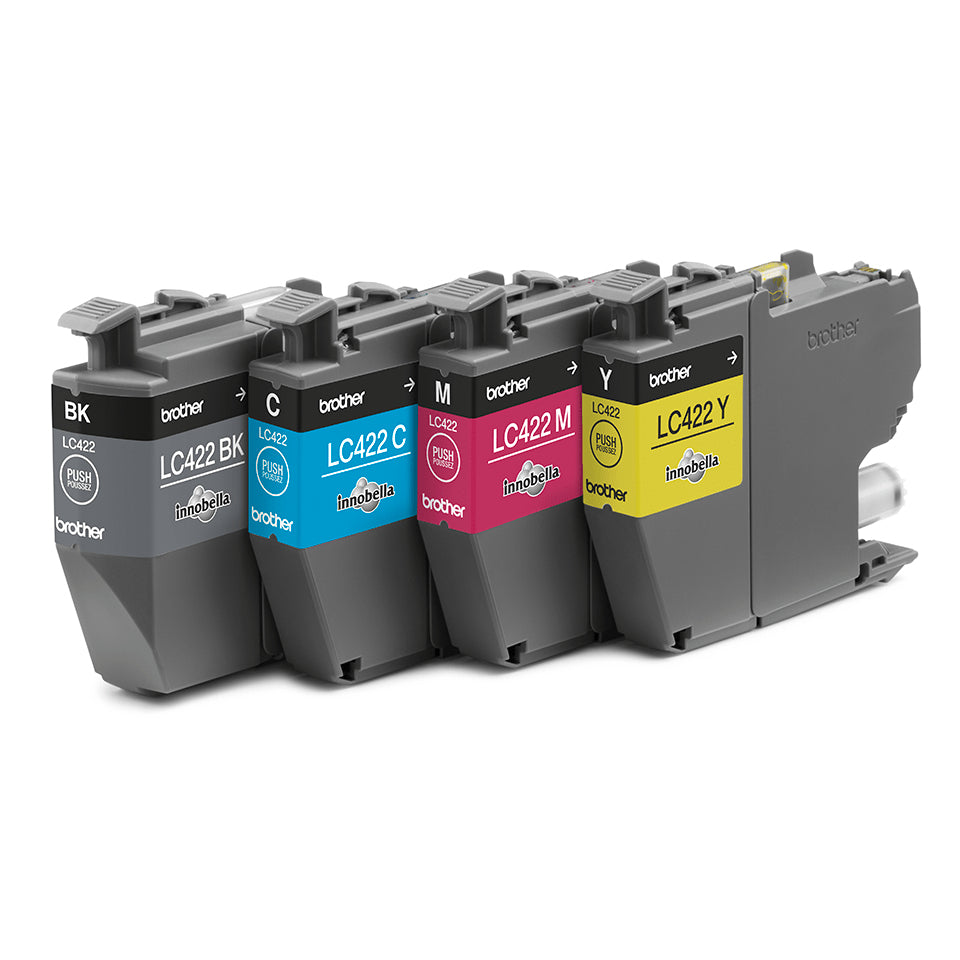 Brother LC-422 Genuine 4-Colour Ink Multipack, 550 Pages, image 4